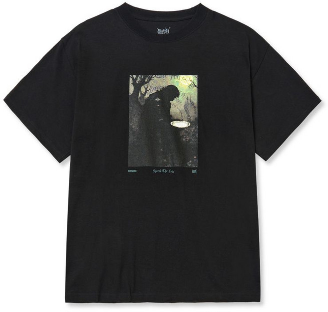 브라운브레스 BXTS SPREAD LOVE TEE - 블랙