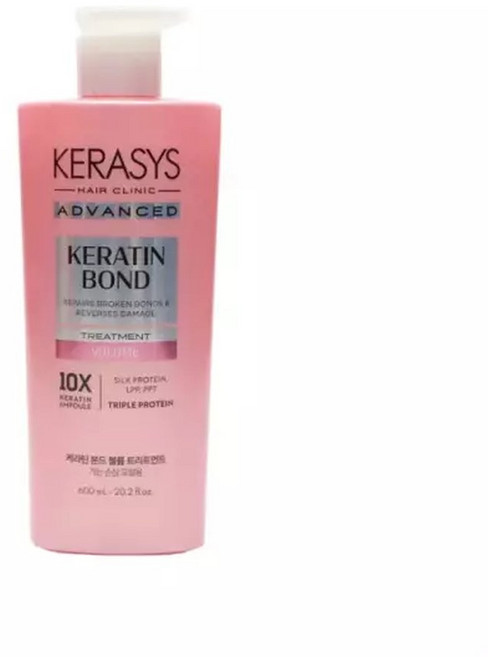 코스픽 애경 케라시스 케라틴 본드 볼륨 트리트먼트 600ml 가는모발 콜라겐영양집중, 1개