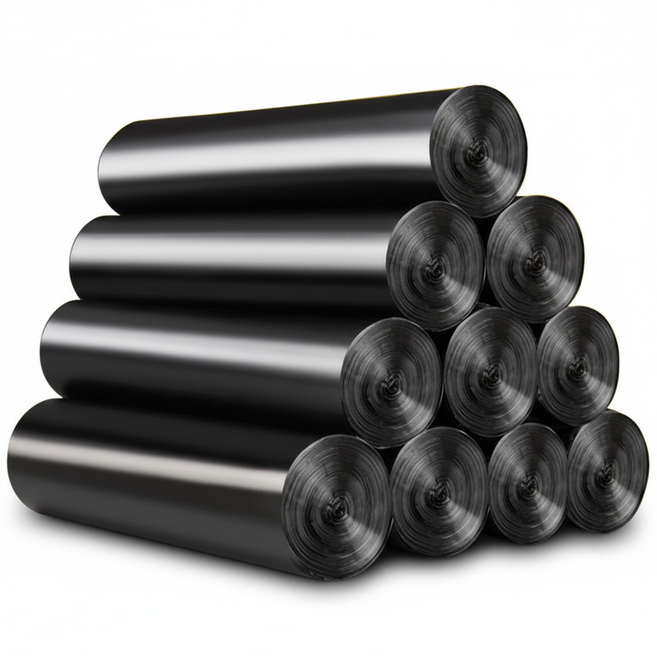 加厚加大垃圾袋 廚房家用黑色手提塑料袋 批發, 1個, 黑/白/粉顏色隨機-特厚-實測承重10斤,100只, 10L