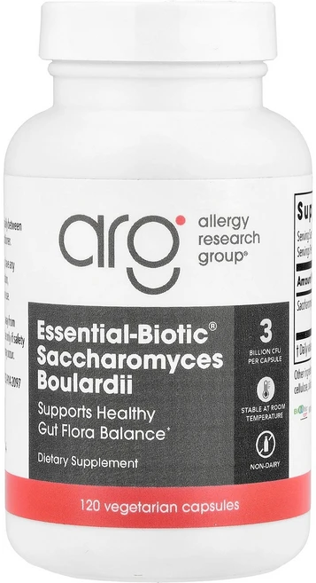 Allergy Research Group Essential-Biotic® Saccharomyces Boulardii 120 Vegetarian Capsules (150, Allergy Research Group, Essent, 1개 - 쿠팡