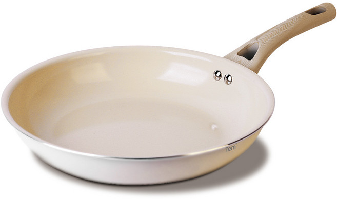 템쿡 IH 인덕션 세라믹 코팅 크림 후라이팬 28cm, 1개