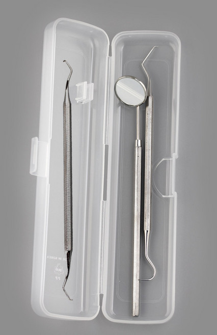 의료용 셀프 치석제거기+치경 C세트 치석제거 스케일링 치아관리, 03. 치경+치석제거기C세트, 1개