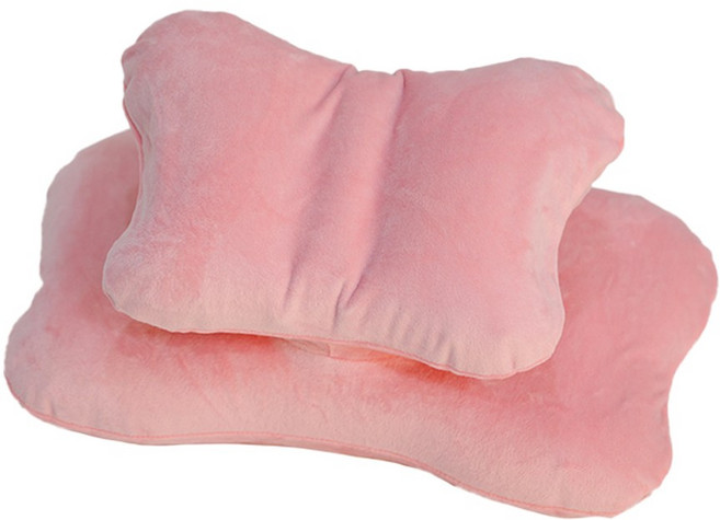 투바이젠 팽창식 엎드려자는 낮잠 베개 사무실 책상베개, 1개, 핑크