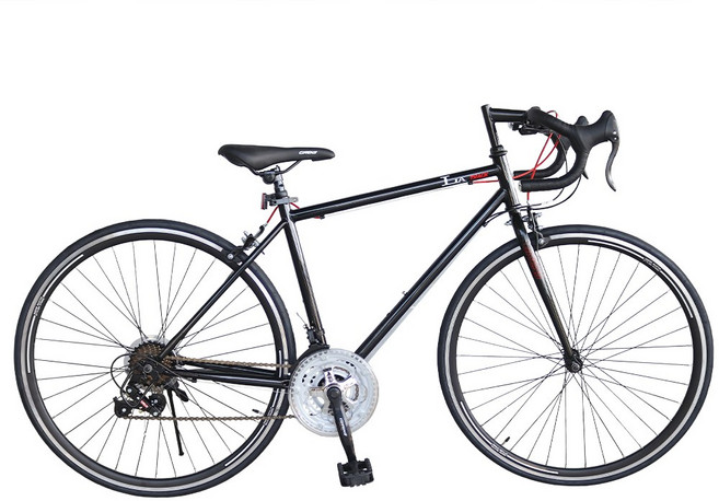 [지멘스 자전거]지멘스 로드자전거 트로이700C 원터치변속21단 알루미늄 이중림 드롭바 자전거, [미조립]트로이D(드롭바)블랙/레드, 1개, 170cm