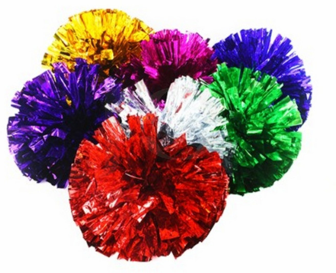 제이오스토어 치어리더 응원수술 2p 응원도구수술 어린이치어리더응원수술 치어리딩수술 체육대회용품, 2개, 퍼플