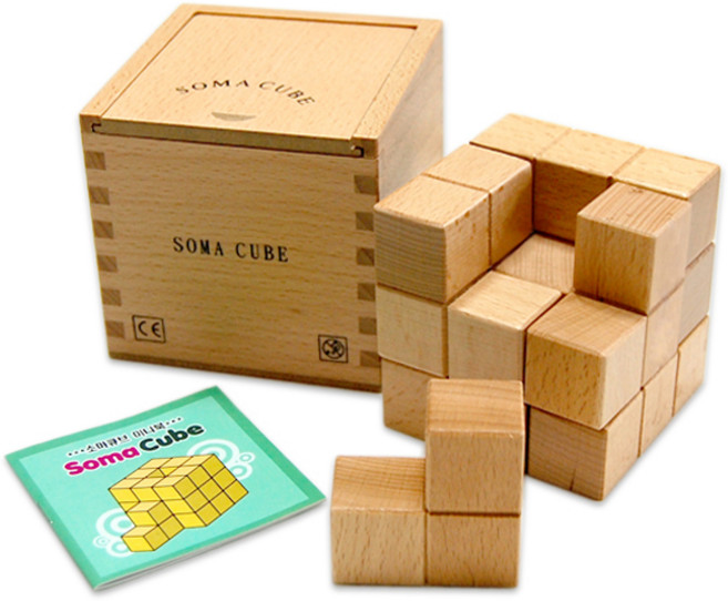 러닝스텝 원목 소마큐브 베이직 (소책자 포함), 1개