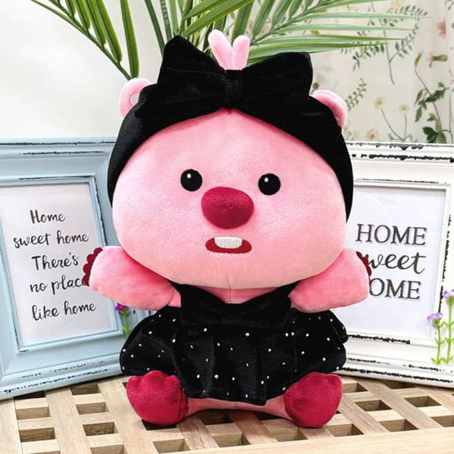 잔망루피 인형 25cm-로지블랙