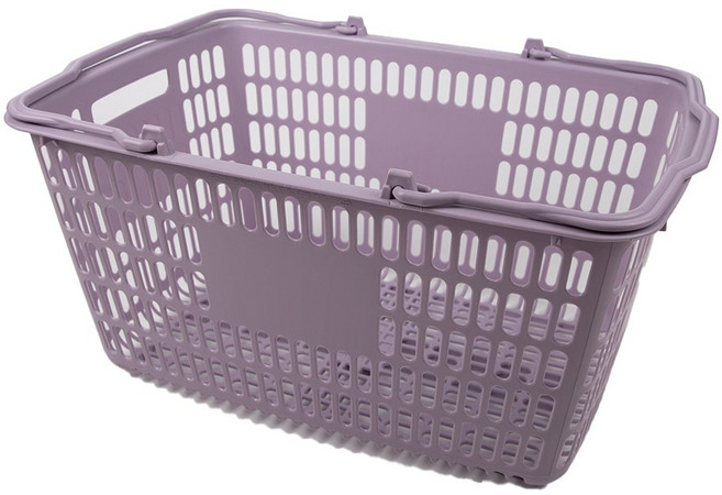 지금스토어 쇼핑 마트바구니 특대형, 1개, 연보라색