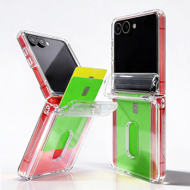 카드 수납형 휴대폰 충격보호 범퍼 케이스 2p
