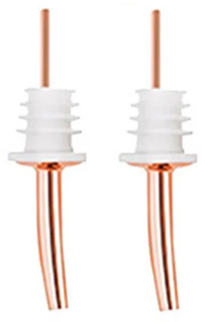 호환 스테인레스 와인 Pourer 스토퍼 알코올 주류 Spouts 병 디스펜서 마개 모자 액세서리, 21 J