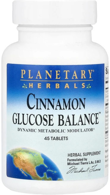 Planetary Herbals Cinnamon Glucose Balance™ 45 Tablets, Planetary Herbals Cinnamon Glu, 1개, 45정 - 쿠팡