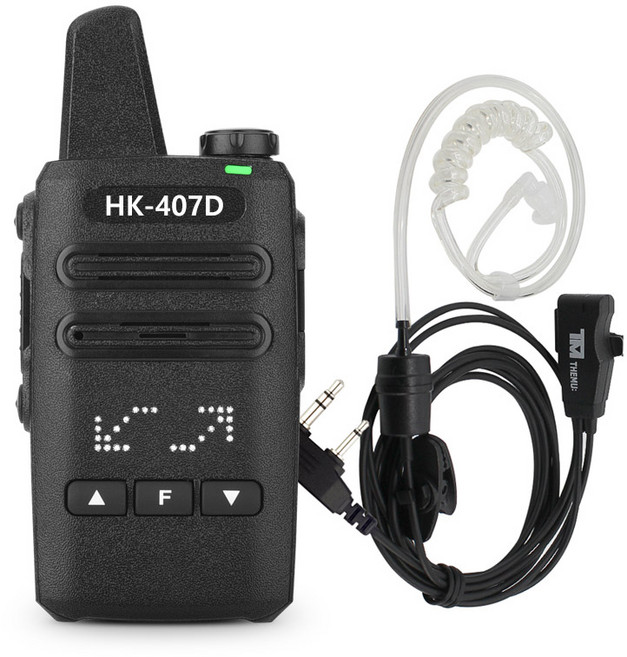 쉽고 튼튼한 디지털 생활무전기 이어폰 포함 1대 풀세트, 1개, HK-407D