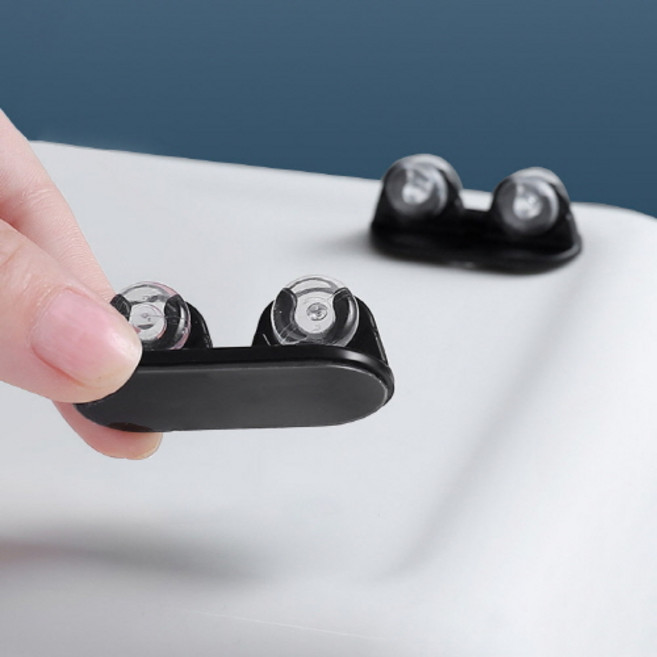 IDEIN 다용도 접착식 미니바퀴 4P 롤러 회전 플라스틱 서랍장 화분 수납함 부착식 바퀴, 360도회전