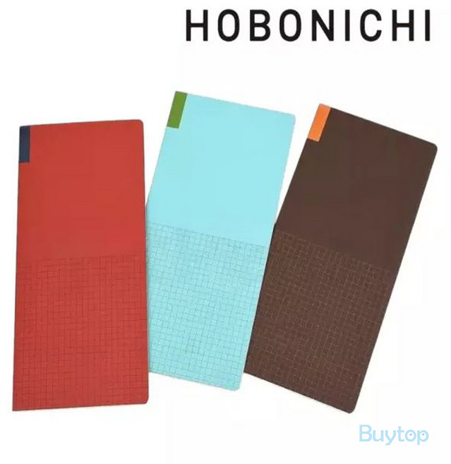 일본 호보니치 Hobonichi 토모에리버 메모장 세트 weeks 사이즈 3권입, 1세트, 혼합색상