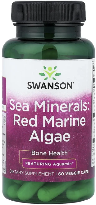몸관리하세요 겨울입니다 Swanson Sea Minerals 홍조류 베지 캡슐 60정 특별관리진행, 1개 - 쿠팡
