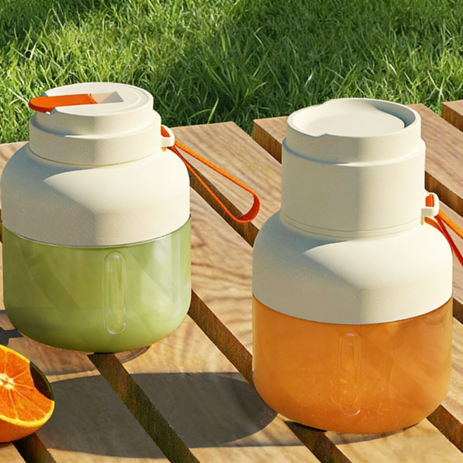 PYHO 믹서기 충전식 휴대용 초고속 소형 믹서기 사무실이나 야외에서 모두 휴대하고, BDL007, 그린