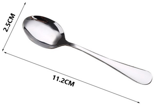 不銹鋼湯勺 甜點勺 喝湯勺 兒童飯勺, 1個, G1305【多規格尖勺-5號】