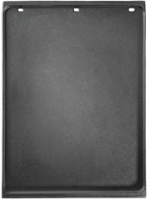 Rogue® 425 - 56425용 주철 양면 그리들 Napoleon 바베큐 그릴 액세서리 그릴에 적합 그리들 사용 가능 논스틱 그리스 배수 구멍