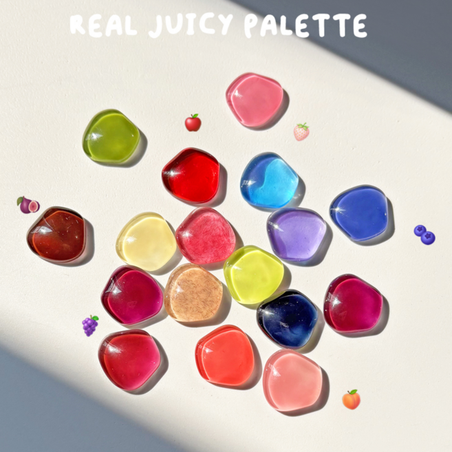 네코젤 쥬시팔레트 무화과네일 과일 시럽젤 17종세트, 1개