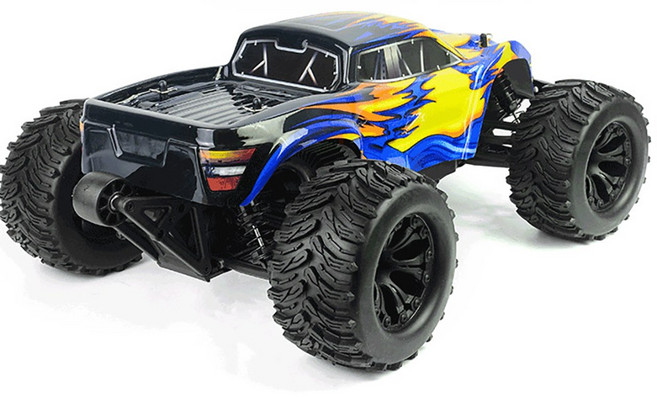 HSP 94701 RC카 오프로드 대형 1:10 사륜 RTR 배터리/충전기 포함, 1개, 브러시리스 블루