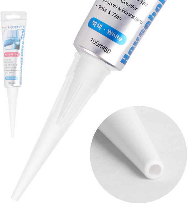 와이넷 실리콘모음 욕실 방수 보수실리콘 튜브 실리콘 가정용 100ml, 1개