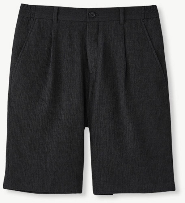 [STCO] 남성 크리즈 하프 팬츠 컴포트핏 차콜그레이