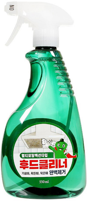 은나노스텝 렌지후드클리너 기름때 제거 550ml, 1개