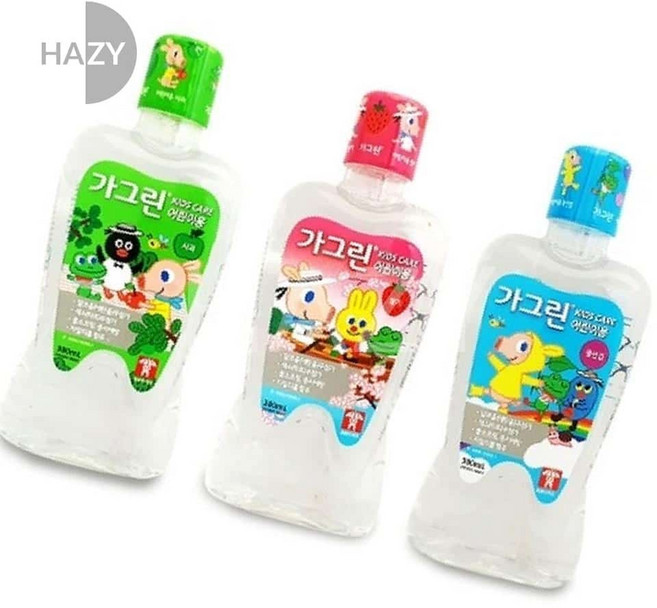 헤이지 동아제약 가그린 어린이 380ML 사과 딸기 풍선껌 가그린 키즈 어린이가그린딸기, 가그린 어린이용380ml 청포도, 1개