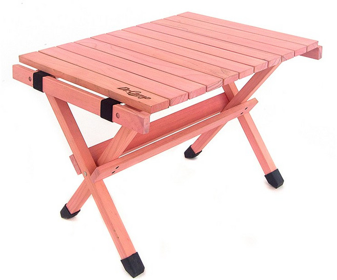 닥터캠프 미니 우드롤 사이드 테이블, 핑크