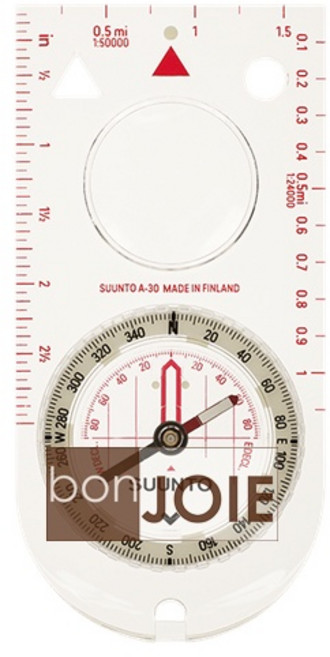 Suunto A-30 NH USGS - 芬蘭製專業地圖指南針 適合登山健行探險露營, 1個
