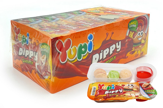 유피 디피버거 젤리 22.5g 신기한 젤리 맛있는 신맛 과일맛 유튜브 먹방 대용량, 24개