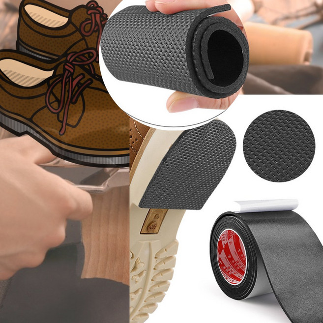 신발 구두 밑창수선 초강력 접착 검정 테이프, 1개, 60mmX2m