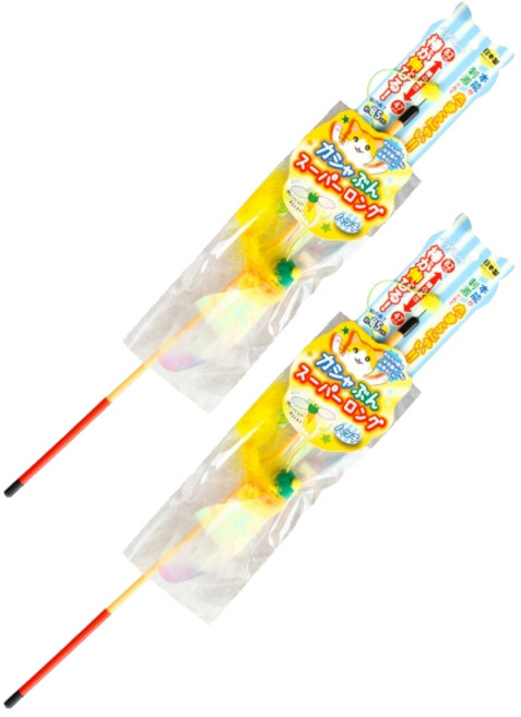 펫츠루트 카샤카샤 붕붕 슈퍼롱 고양이 장난감, 벌, 2개