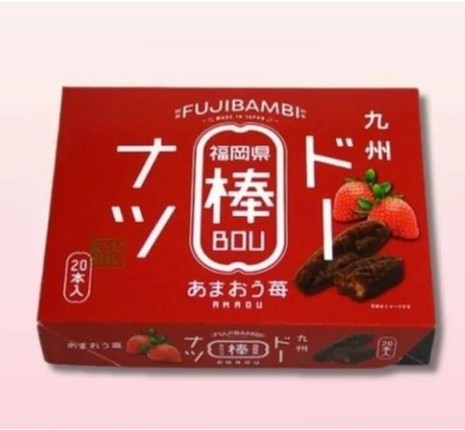 후지 밤비 아마오 딸기 도넛 막대기(20개입) 1개, 1박스, 50g