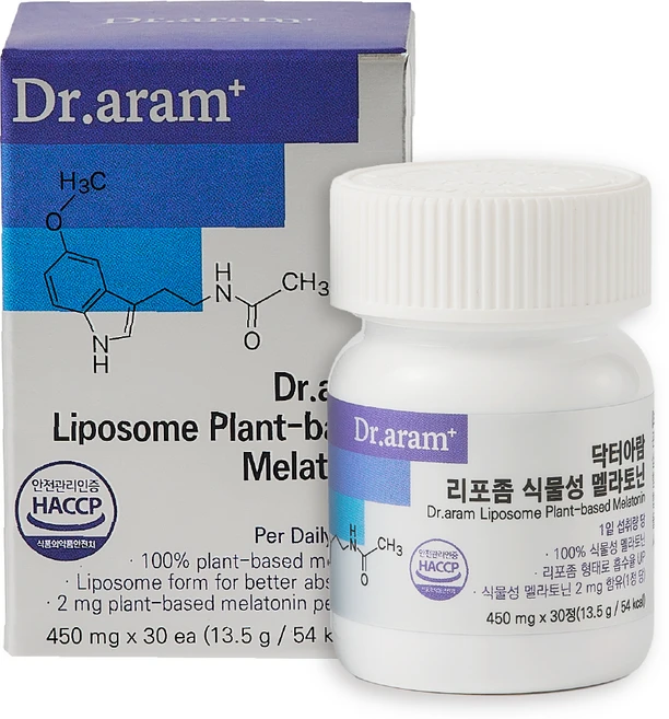닥터아람 리포좀 식물성 멜라토닌, 30정, 1개 - 쿠팡
