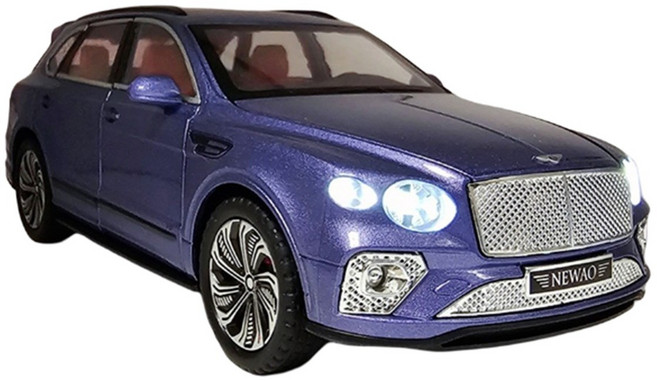 벤틀리 벤테이가 SUV 다이캐스트 1:24, 퍼플, 1개
