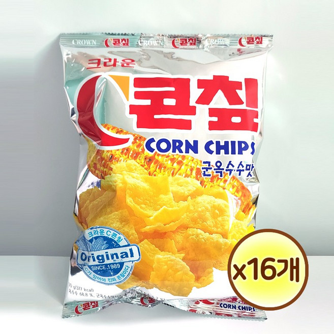 크라운 콘칲, 70g, 16개
