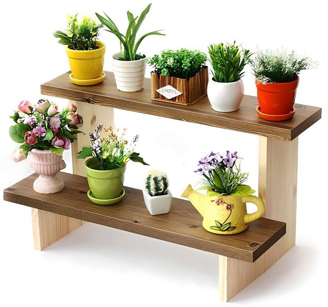 2단 화분정리대 60, 엔틱