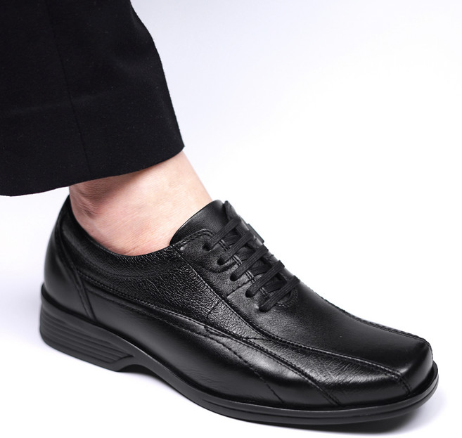 허시파피 [Dress] 남성 드레스 볼 넓은 천연소가죽 지퍼 세미 정장 구두 정장화 MJ505