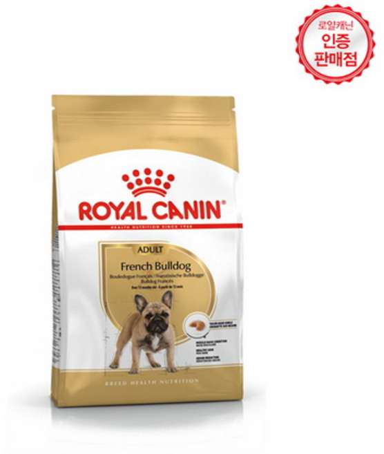 로얄캐닌 프렌치불독 어덜트 건식사료, 3kg, 1개, 닭+쌀