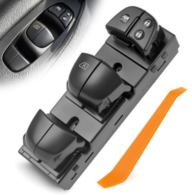 마스터 파워 윈도우 스위치 운전석용 닛산 알티마 2013-2018 로그 2014-2020 운전석 제어 전좌 교체 25401-3TA5A 254013TA5A 254014BA5A 해, 마스터 파워 윈도우 스위치 운전석용 닛산 알티마 201