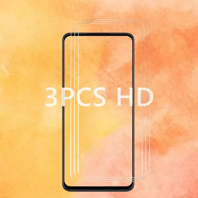 [호환] 1-4PCS 강화 유리 Oppo F29 F27 F23 F21 Pro F19 + Plus F17 Reno12 Reno8 4G Z T Lite SE 화면 보, 08 3pcs HD, 02 3pcs HD