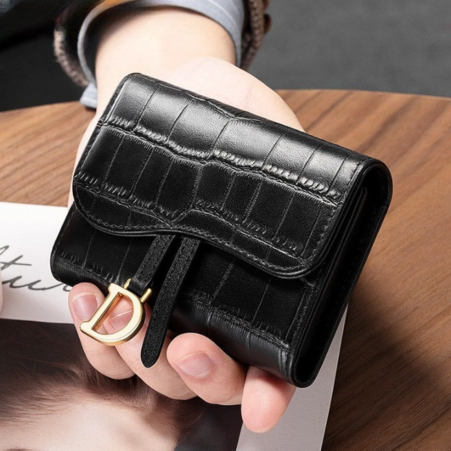 여성 프리미엄 소가죽 심플 카드지갑 K13