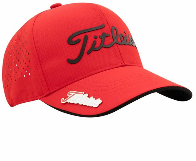 남녀공용 골프 스포츠 모자 야외용 기능성 캡 자외선 차단 + 통기성, Q. 2023 봄과 여름 빨간색