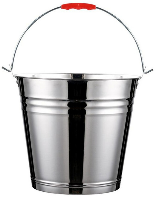 스텐 양동이 원형통 대용량 들통 짬통 철 바케스 버킷 20cm 4L 뚜껑 없음 없음, 36cm 비자성 20L 뚜껑 없음 포함