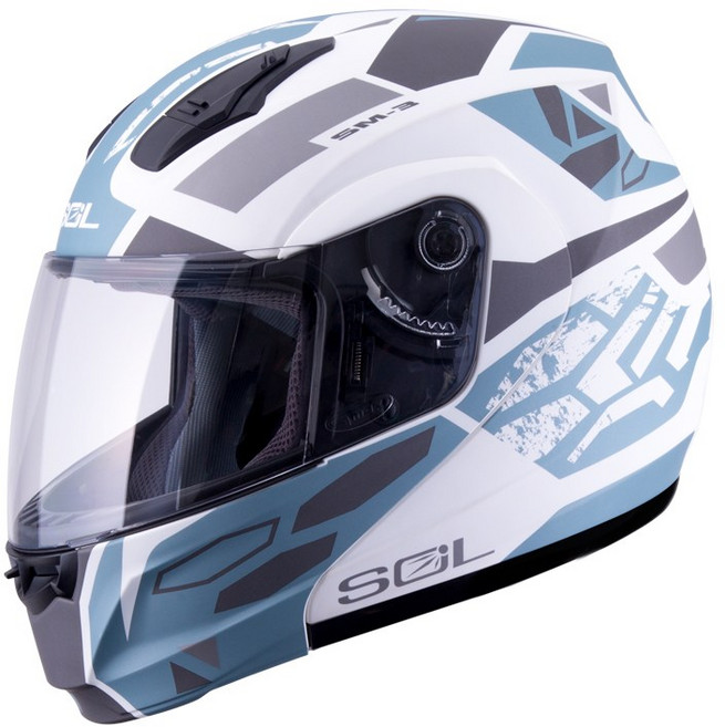 SOL SM-3 戰將可掀式 全罩式機車安全帽, 30mm