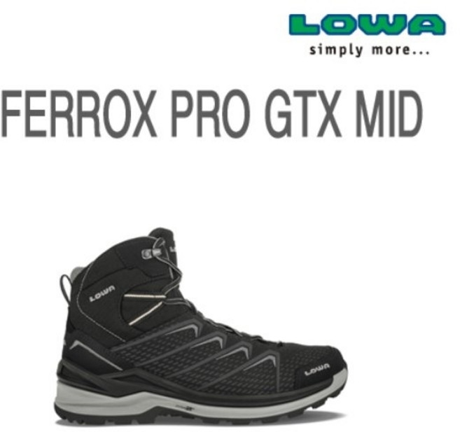 로바 페록스 프로 GTX MID (블랙 라이트그레이)