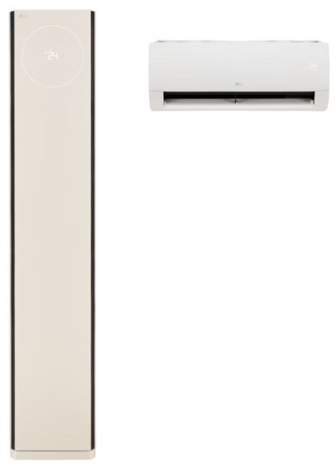 LG전자 휘센 인버터 투인원 에어컨 18평형 FQ18ET1BA2 유선 설치 상담환영, 매립배관형