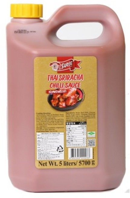 수리 타이 스리라차 칠리 소스, 5L, 1개
