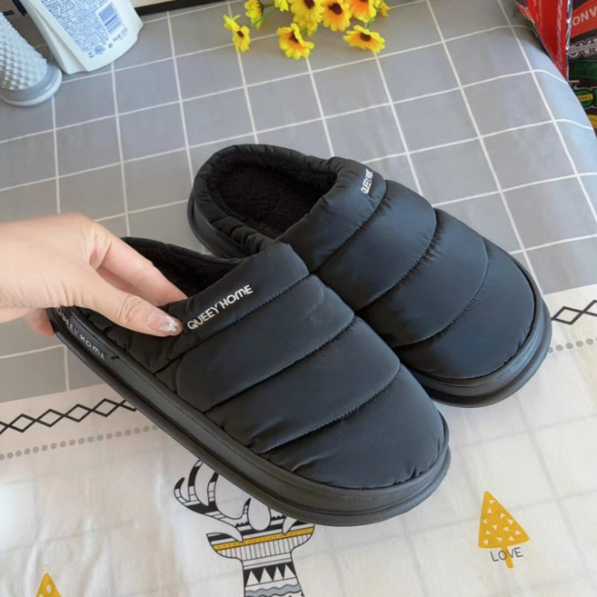 샵비바체 겨울 폭닥 패딩 슬리퍼 털 실내화